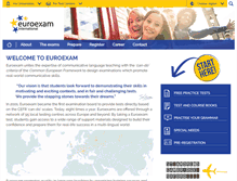 Tablet Screenshot of euroexam.com